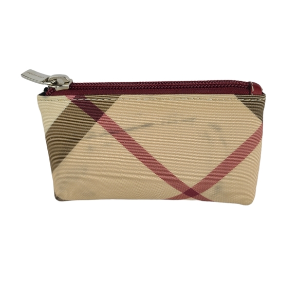 Burberry London Check Coated Canvas Wallet - Picture 2 of 6